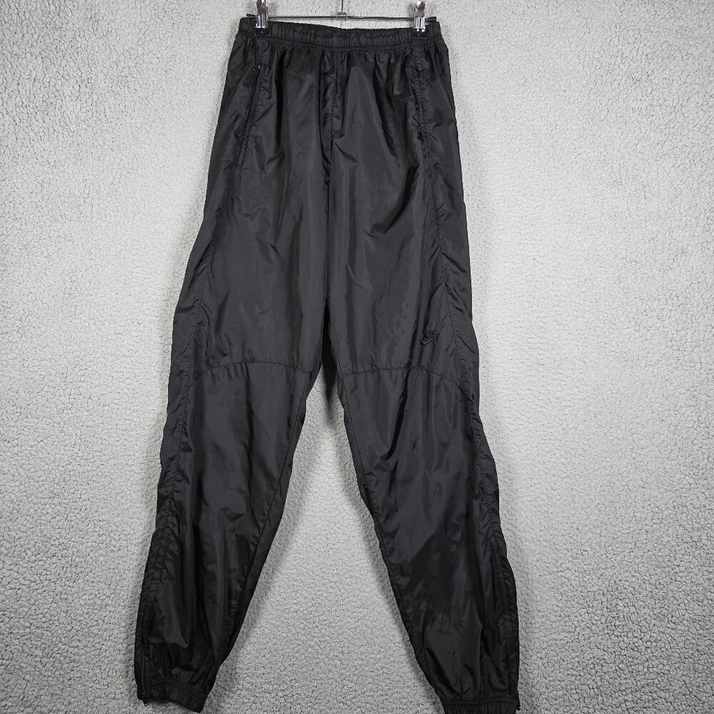 Nike Pants Boys Size Medium (10-12) Black Track Running Jogger Pull On Relaxed